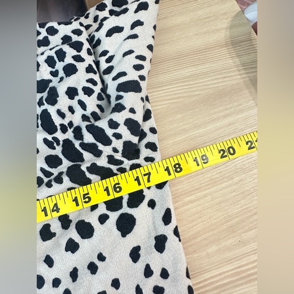 Charter Club Women’s Animal Print Button-Down Sweater Cardigan Beige Black P/S - Picture 8 of 11